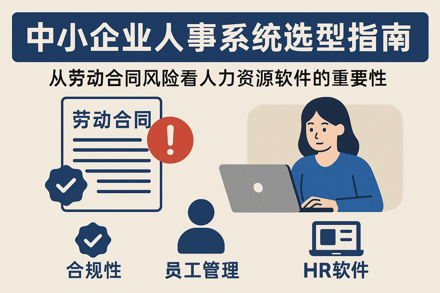 中小企业人事系统选型指南：从劳动合同风险看人力资源软件的重要性