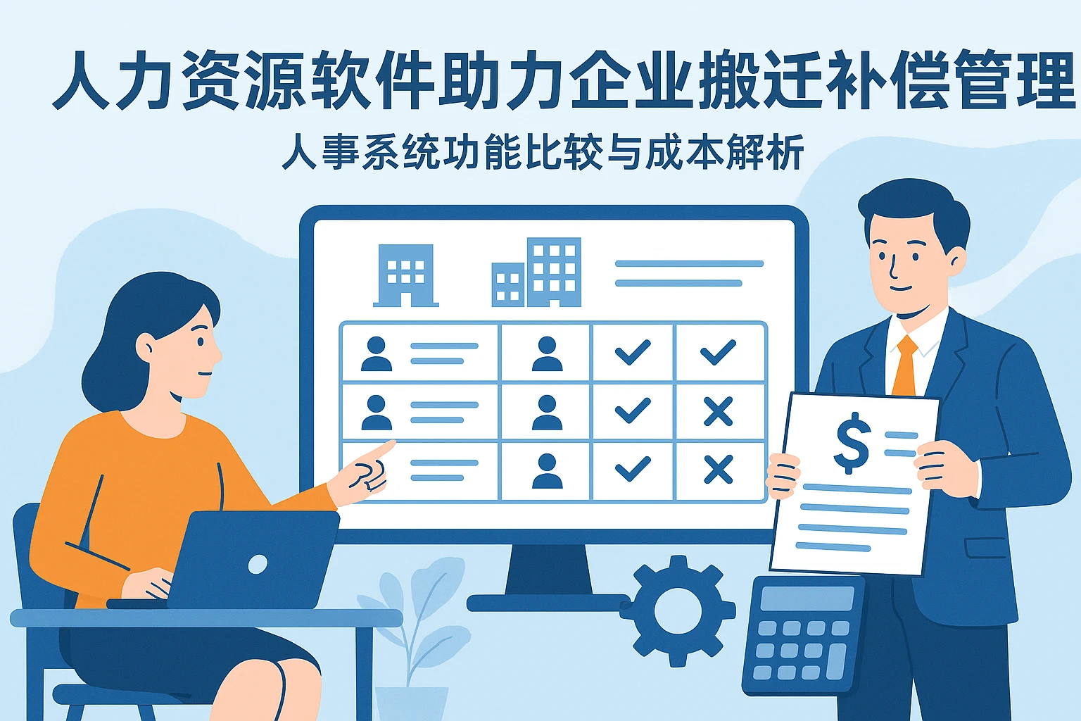 人力资源软件助力企业搬迁补偿管理：人事系统功能比较与成本解析