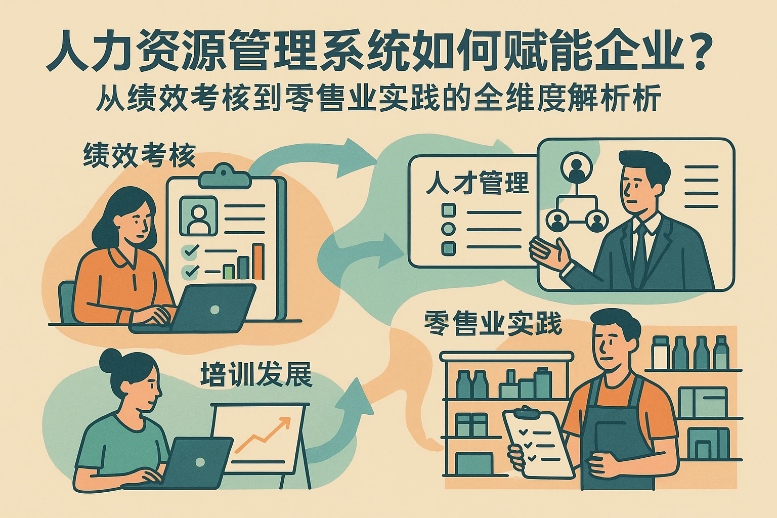 人力资源管理系统如何赋能企业？从绩效考核到零售业实践的全维度解析