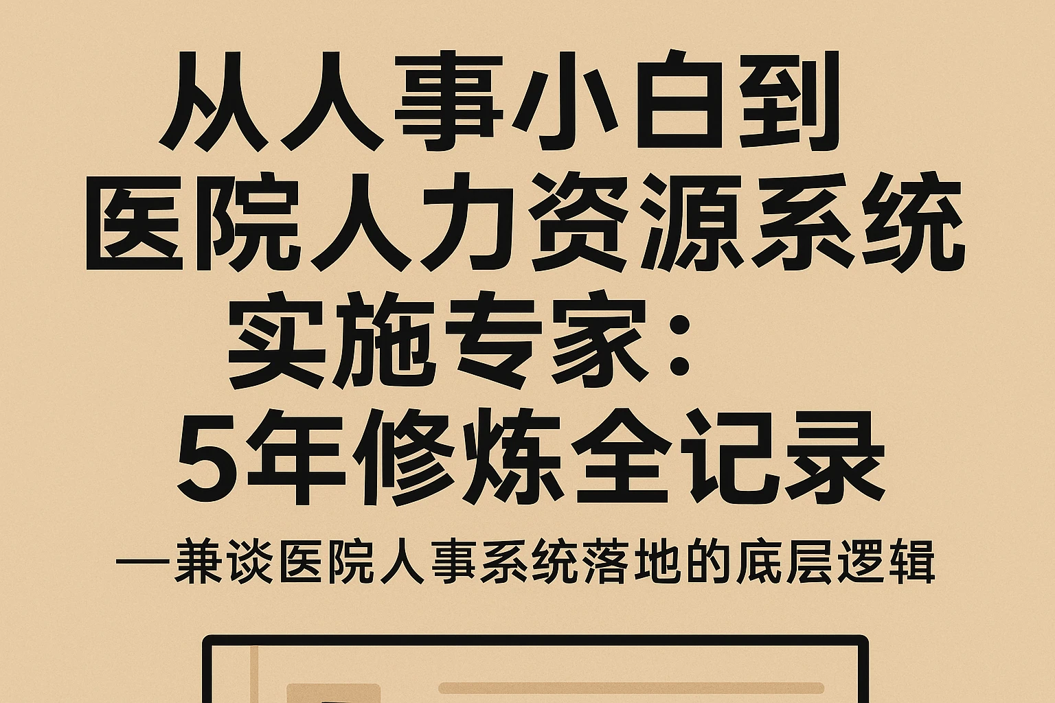 从人事小白到医院人力资源系统实施专家：5年修炼全记录——兼谈医院人事系统落地的底层逻辑