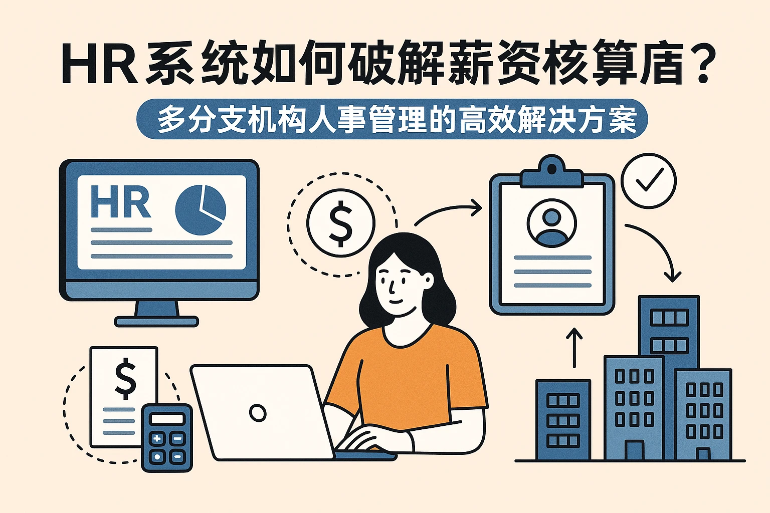 HR系统如何破解薪资核算痛点？多分支机构人事管理的高效解决方案