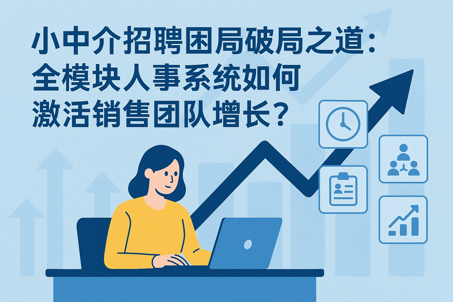 小中介招聘困局破局之道：全模块人事系统如何激活销售团队增长？
