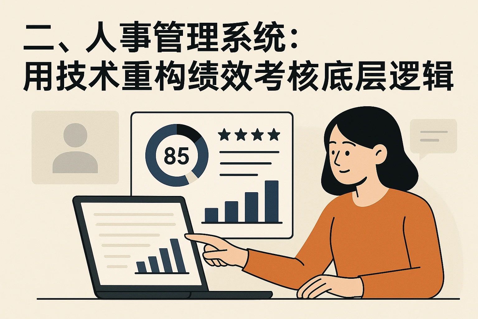 二、人事管理系统：用技术重构绩效考核的底层逻辑