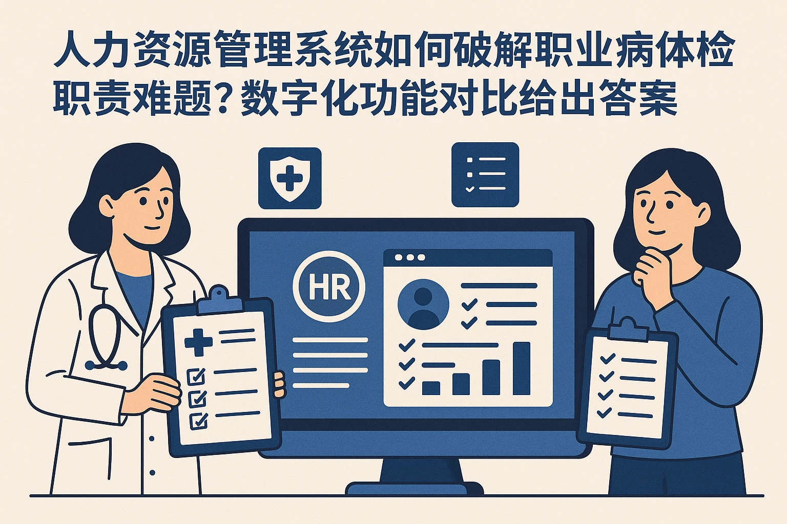 人力资源管理系统如何破解职业病体检职责难题?数字化功能对比给出答案