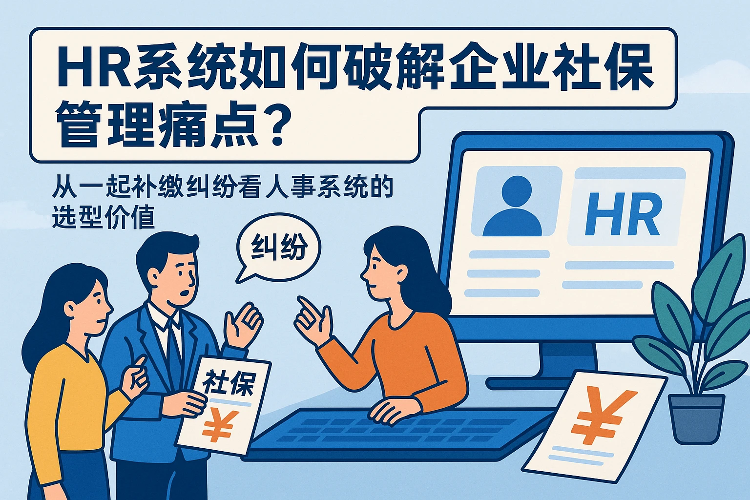 HR系统如何破解企业社保管理痛点？从一起补缴纠纷看人事系统的选型价值