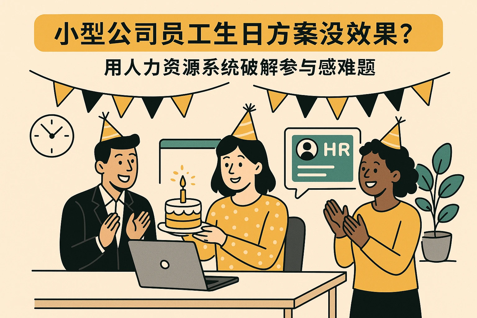 小型公司员工生日方案没效果？用人力资源系统破解参与感难题