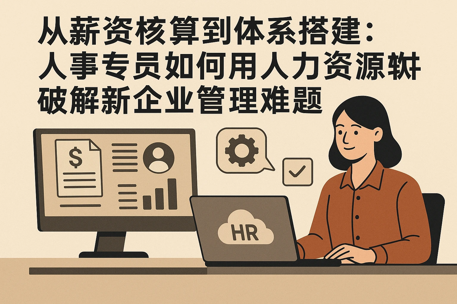 从薪资核算到体系搭建：人事专员如何用人力资源软件破解新企业管理难题