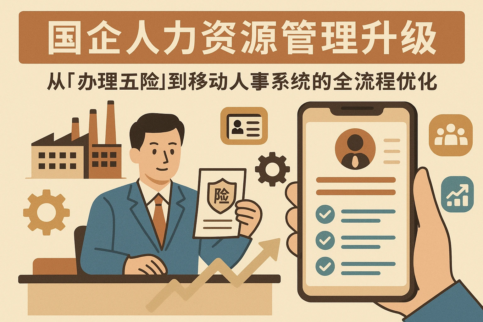 国企人力资源管理升级：从“办理五金”到移动人事系统的全流程优化