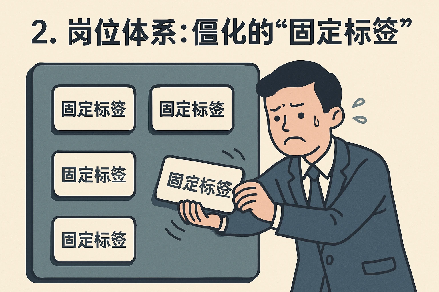 2. 岗位体系：僵化的“固定标签”