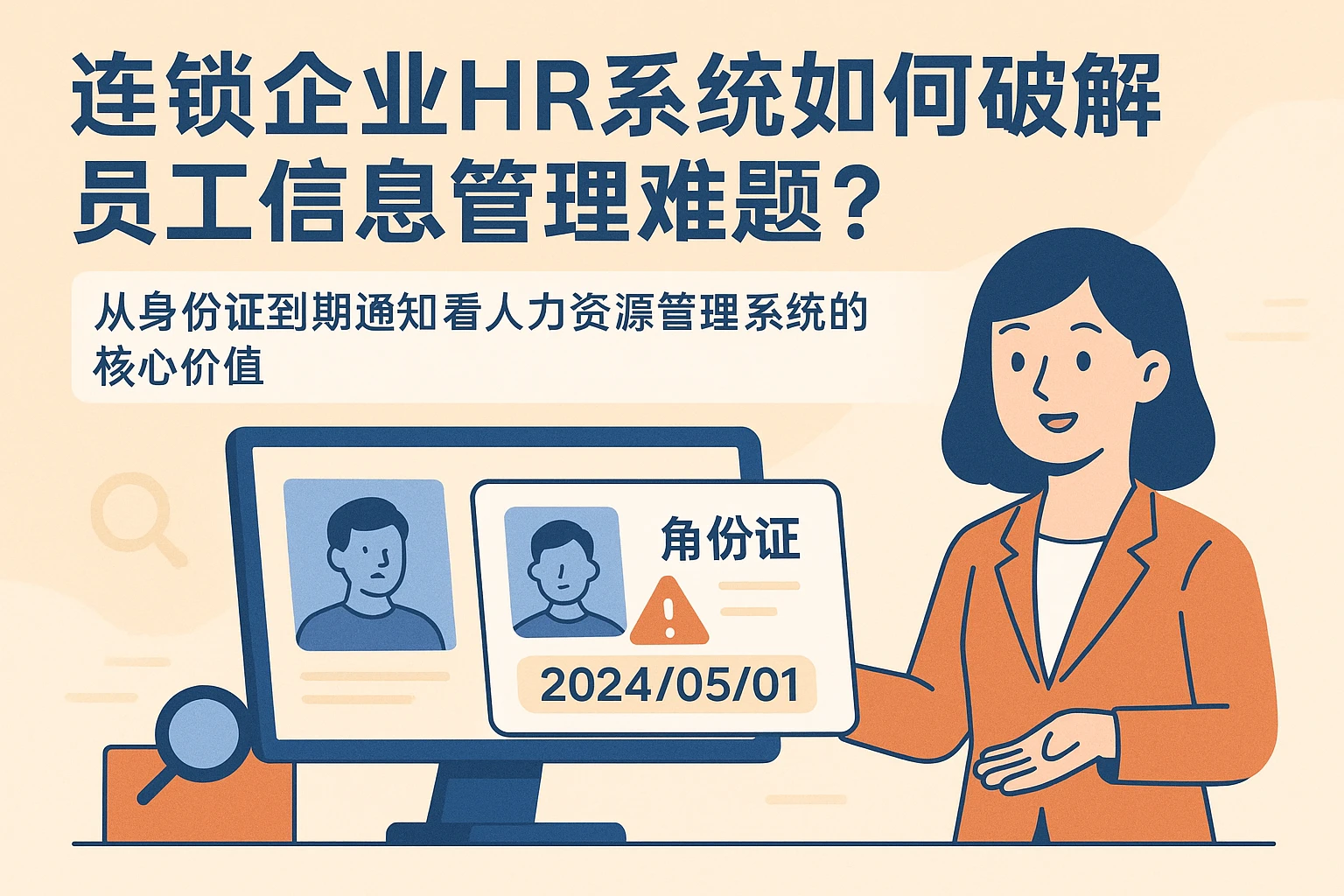 连锁企业HR系统如何破解员工信息管理难题？从身份证到期通知看人力资源管理系统的核心价值