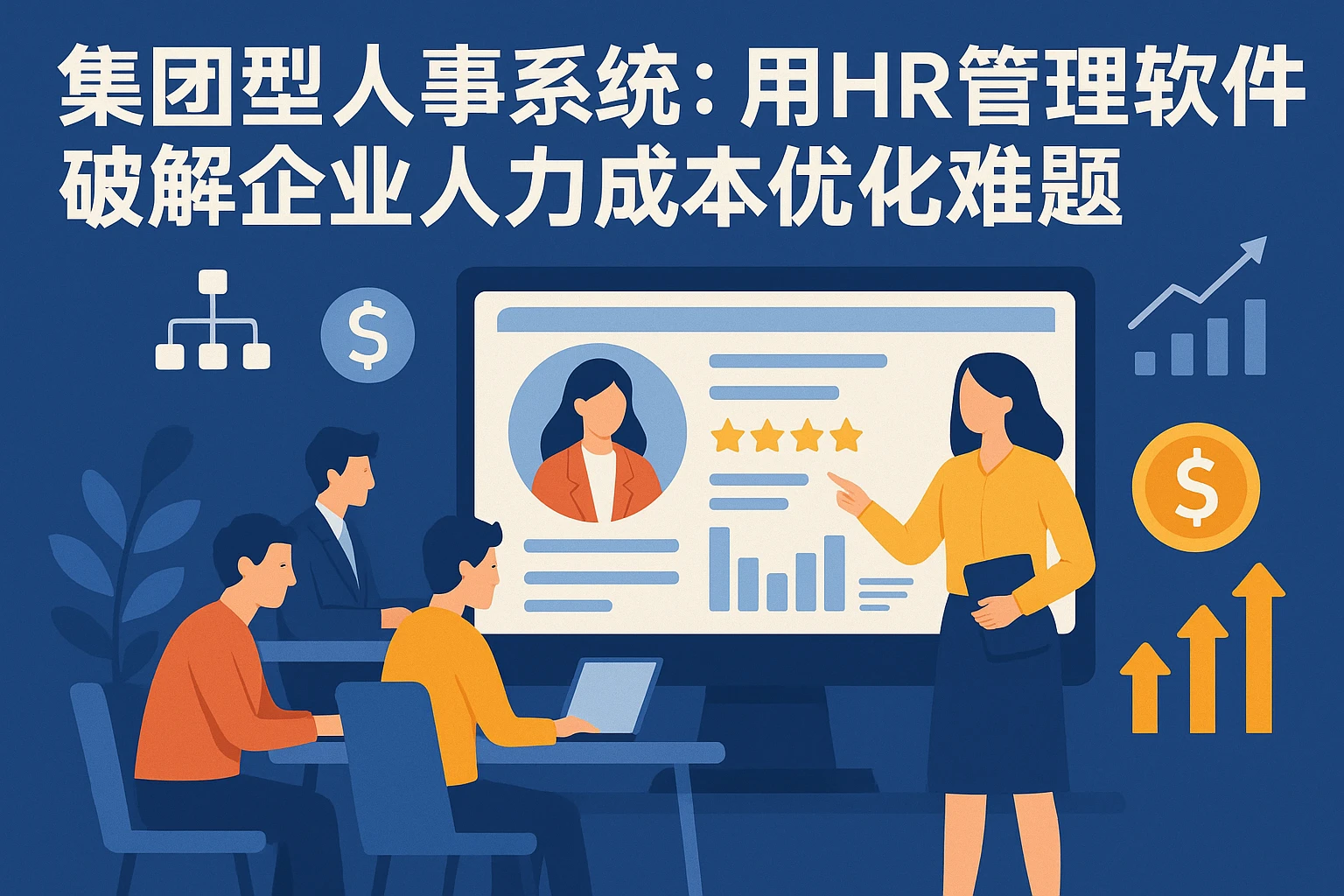 集团型人事系统：用HR管理软件破解企业人力成本优化难题