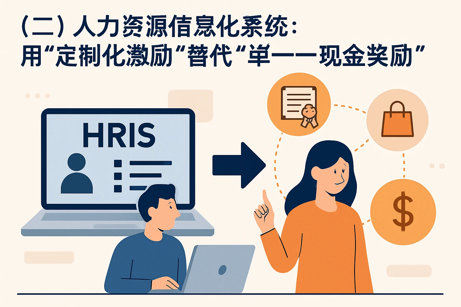 （二）人力资源信息化系统：用“定制化激励”替代“单一现金奖励”