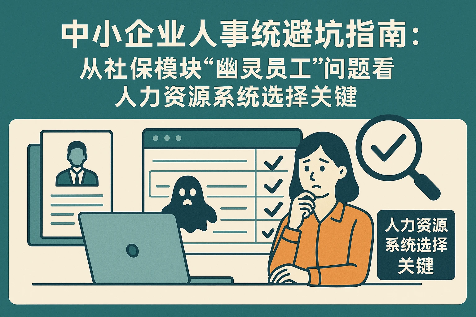 中小企业人事系统避坑指南：从社保模块“幽灵员工”问题看人力资源系统选择关键
