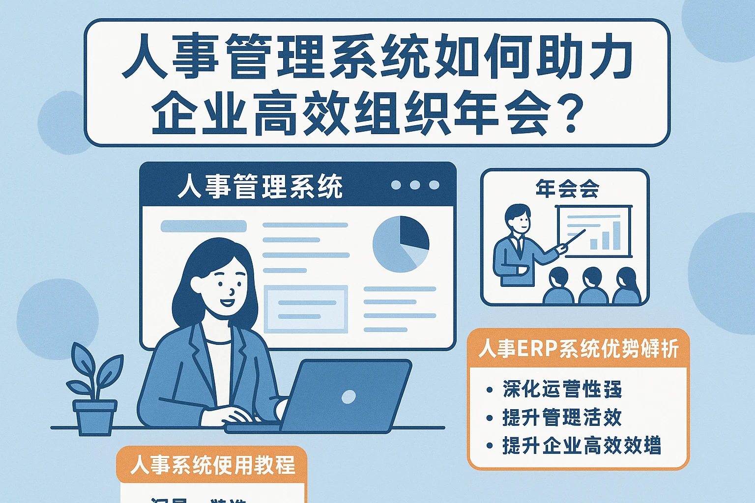 人事管理系统如何助力企业高效组织年会？附人事系统使用教程与人事ERP系统优势解析