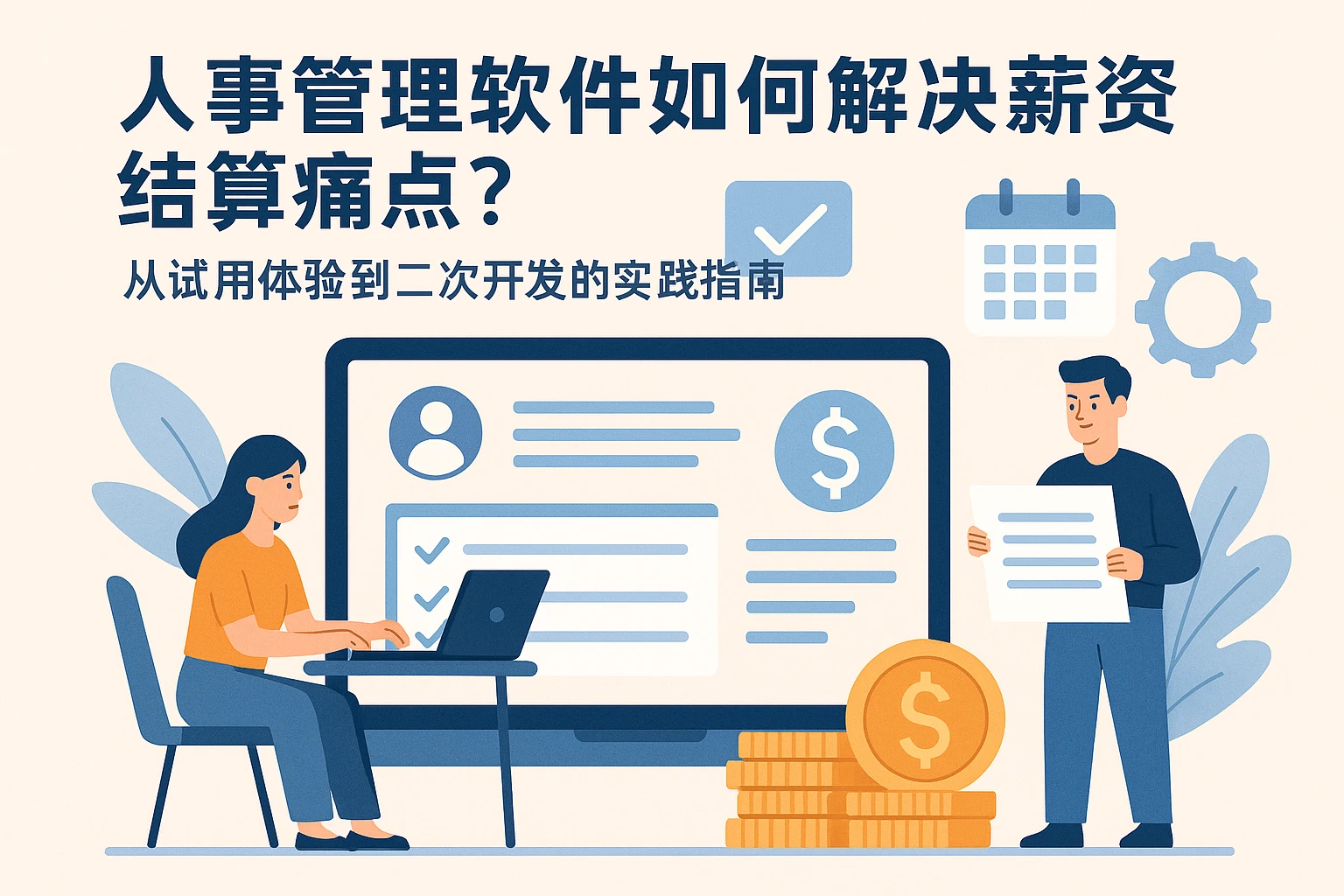 人事管理软件如何解决薪资结算痛点？从试用体验到二次开发的实践指南