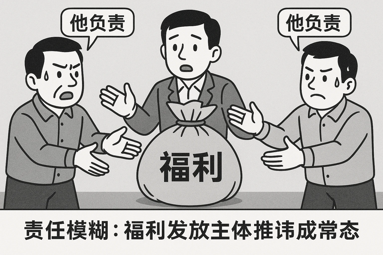 2. 责任模糊：福利发放主体推诿成常态