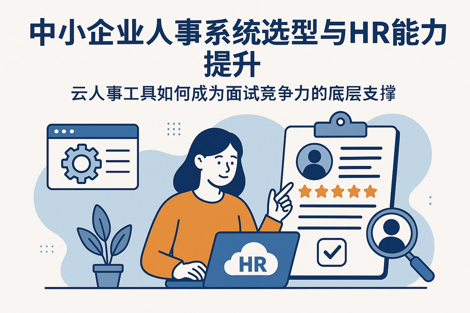 中小企业人事系统选型与HR能力提升:云人事工具如何成为面试竞争力的底层支撑