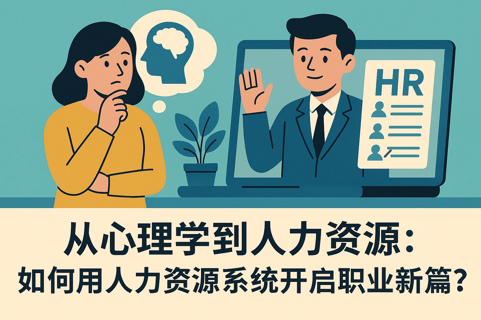 从心理学到人力资源：如何用人力资源系统开启职业新篇？