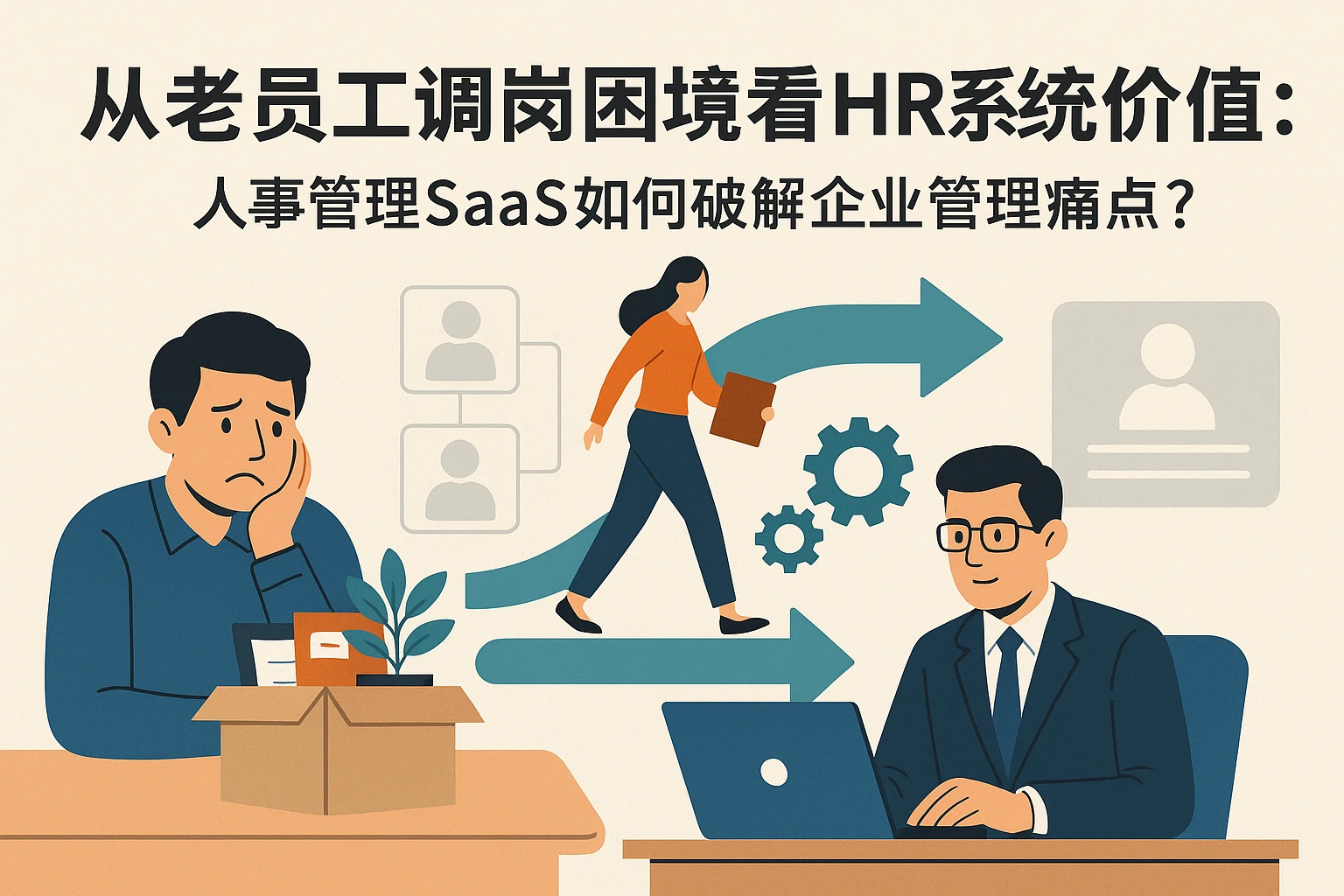 从老员工调岗困境看HR系统价值：人事管理SaaS如何破解企业管理痛点？