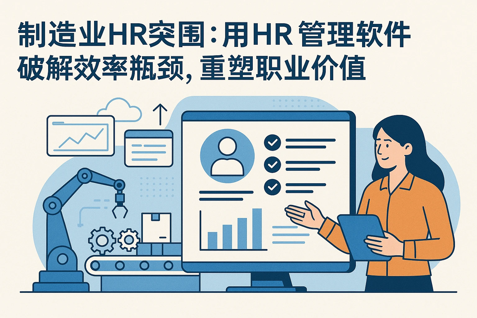 制造业HR突围：用HR管理软件破解效率瓶颈，重塑职业价值