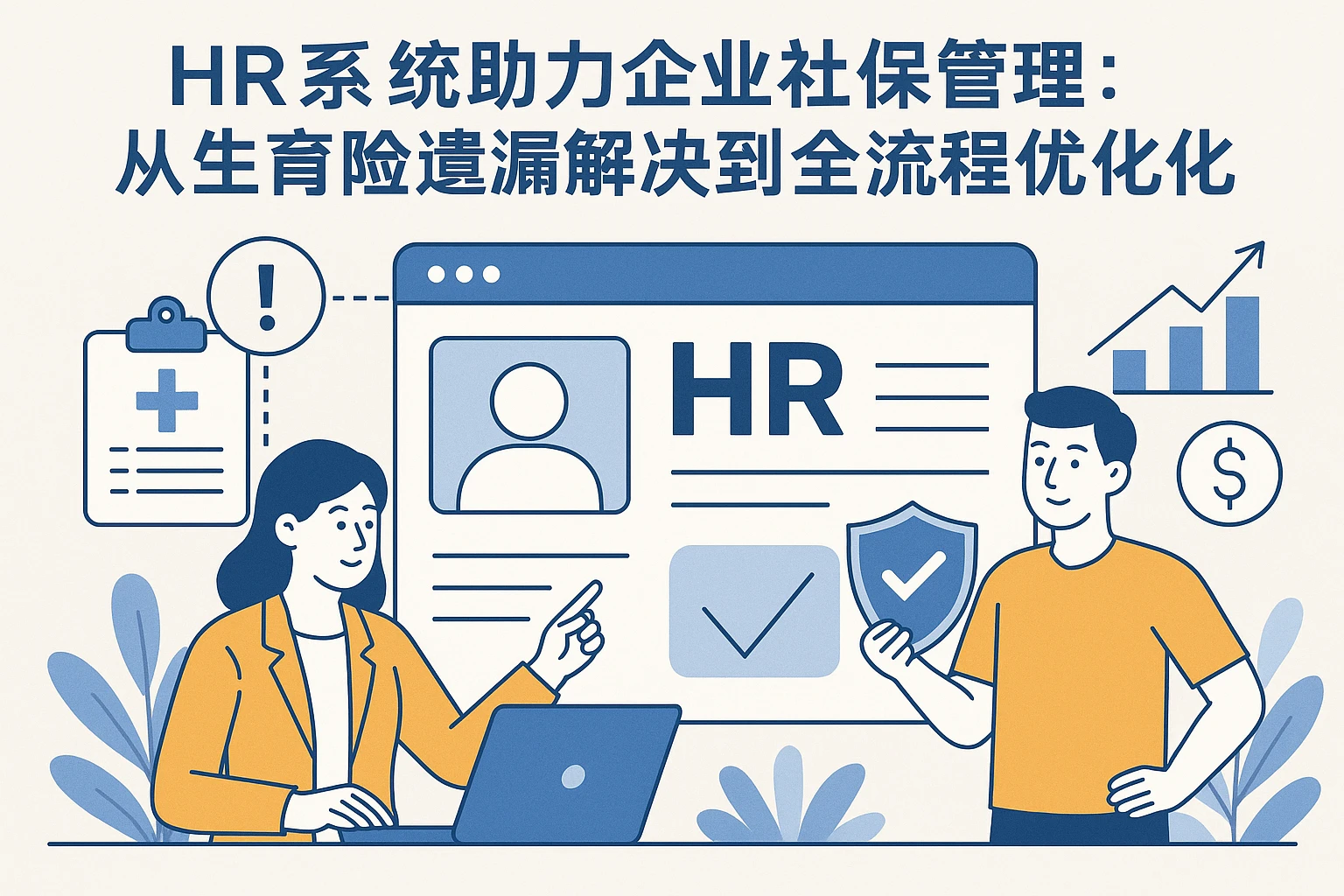 HR系统助力企业社保管理：从生育险遗漏解决到全流程优化