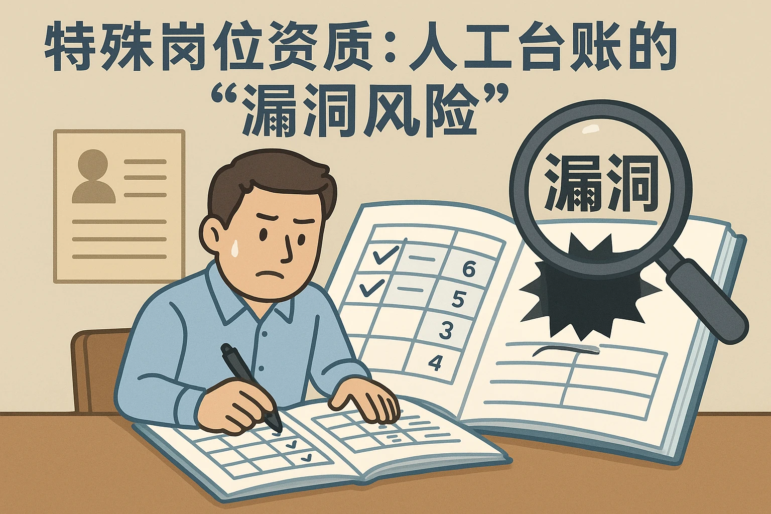 2. 特殊岗位资质：人工台账的“漏洞风险”