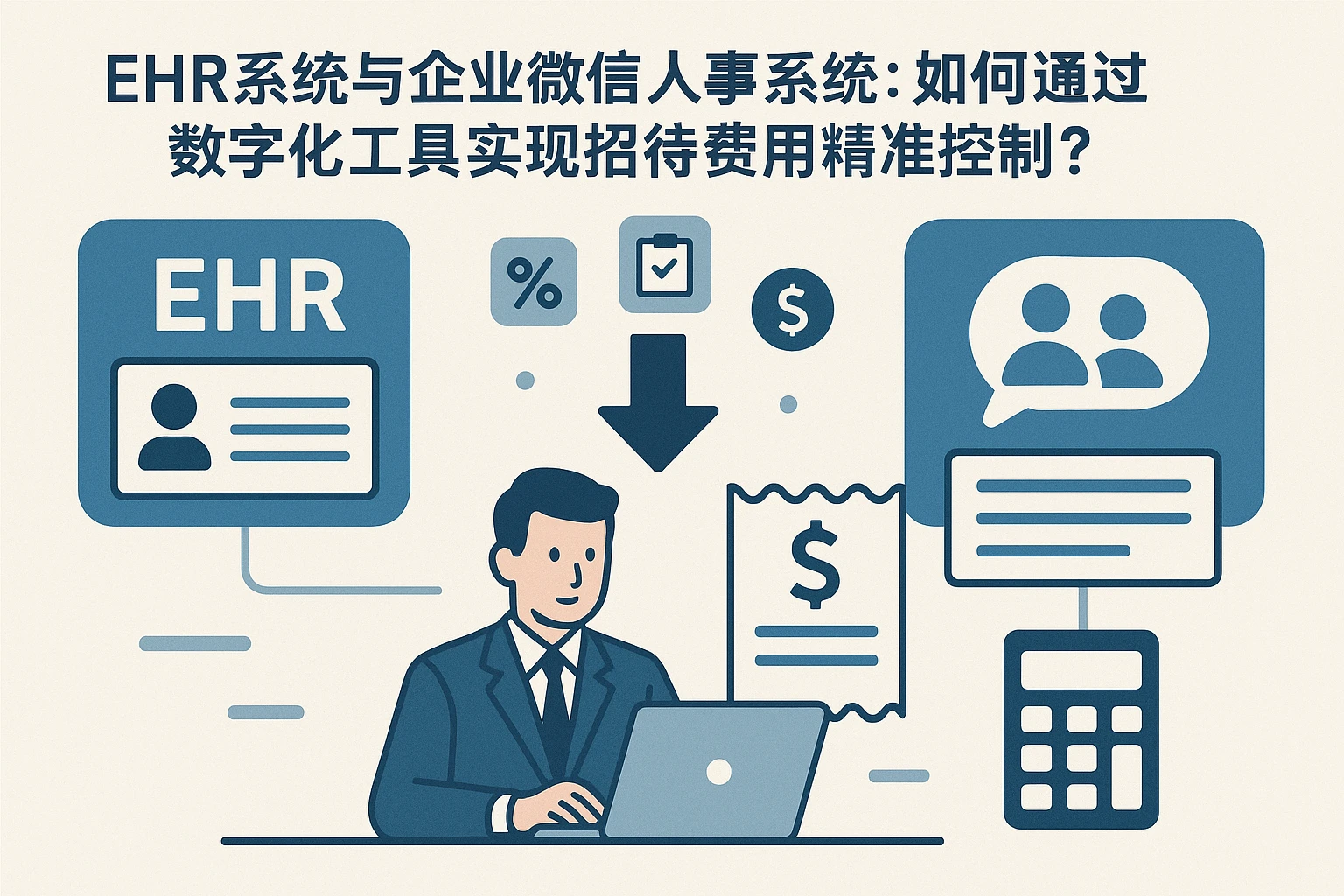 EHR系统与企业微信人事系统：如何通过数字化工具实现招待费用精准控制？