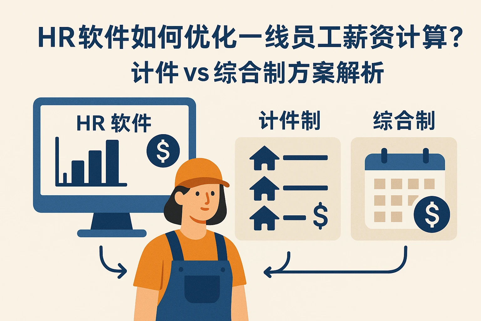 人力资源软件如何优化一线员工薪资计算？计件vs综合制方案解析