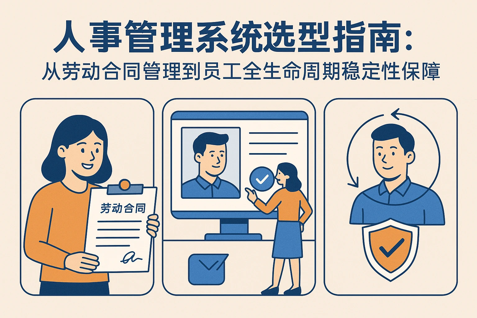人事管理系统选型指南：从劳动合同管理到员工全生命周期稳定性保障