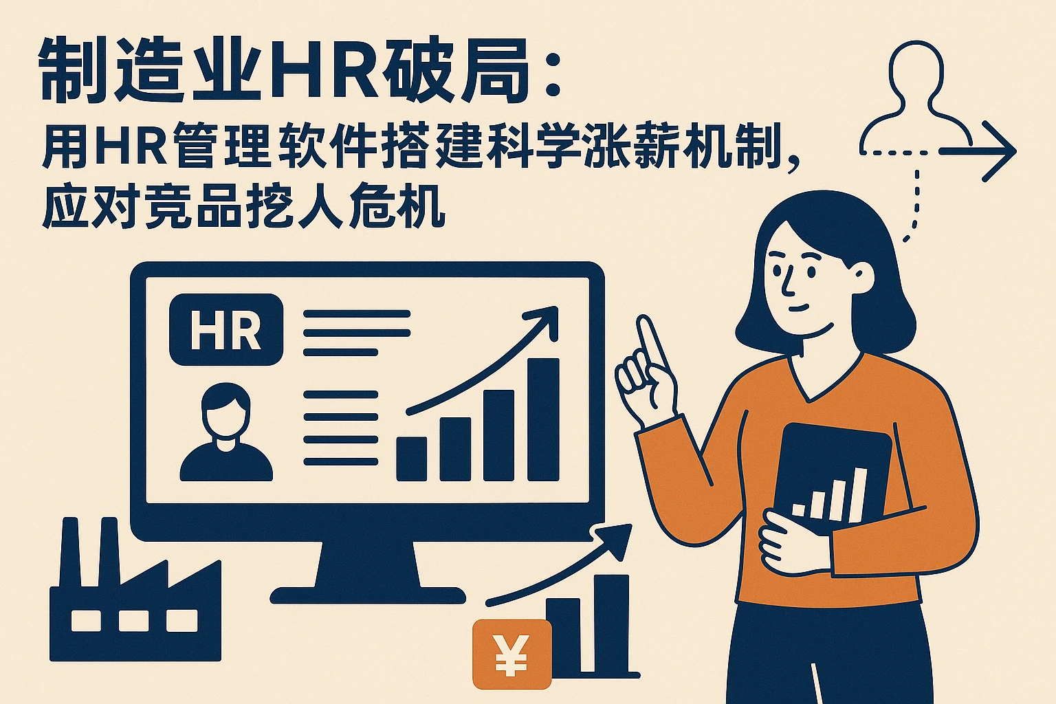 制造业HR破局：用HR管理软件搭建科学涨薪机制，应对竞品挖人危机