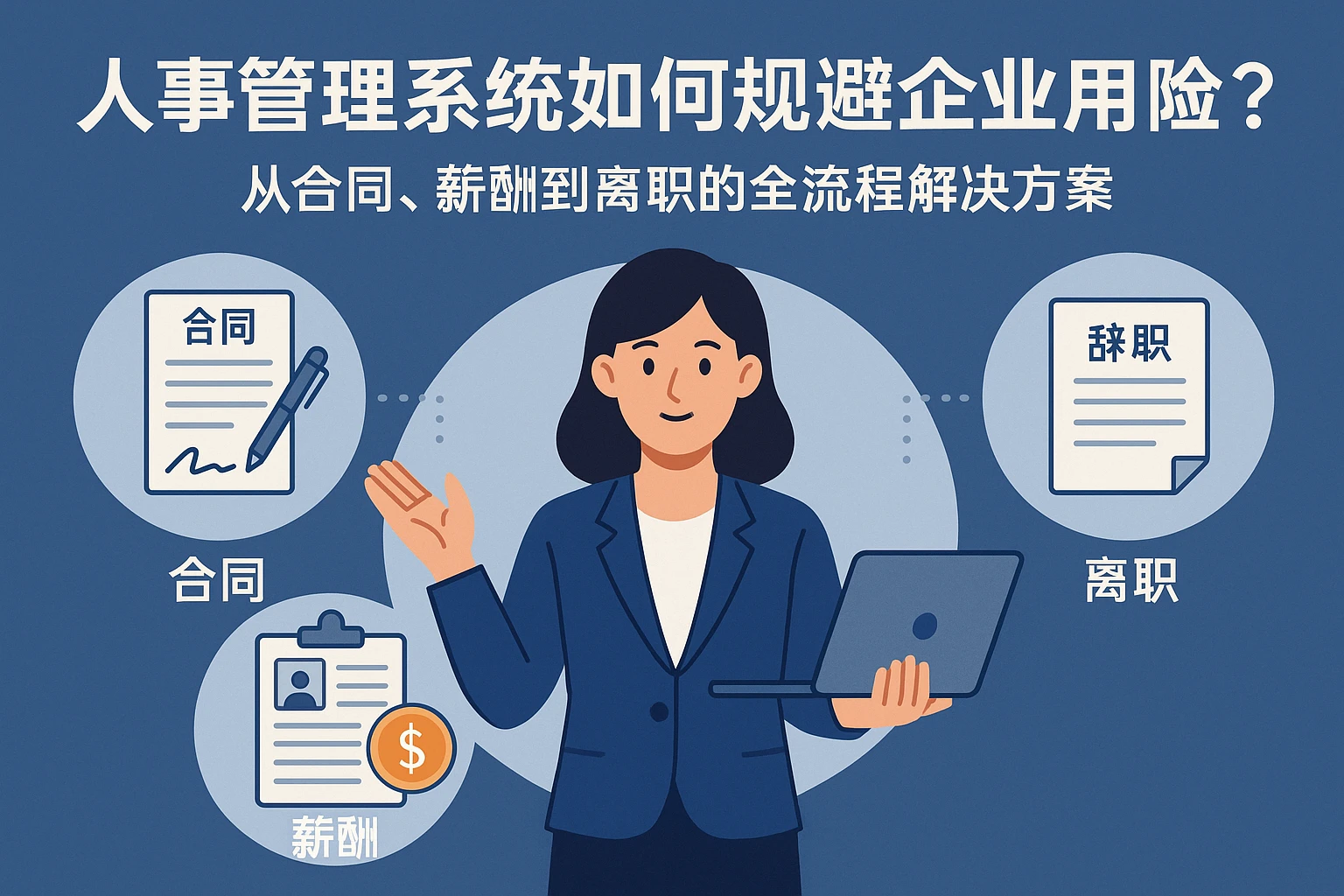 人事管理系统如何规避企业用工风险？从合同、薪酬到离职的全流程解决方案