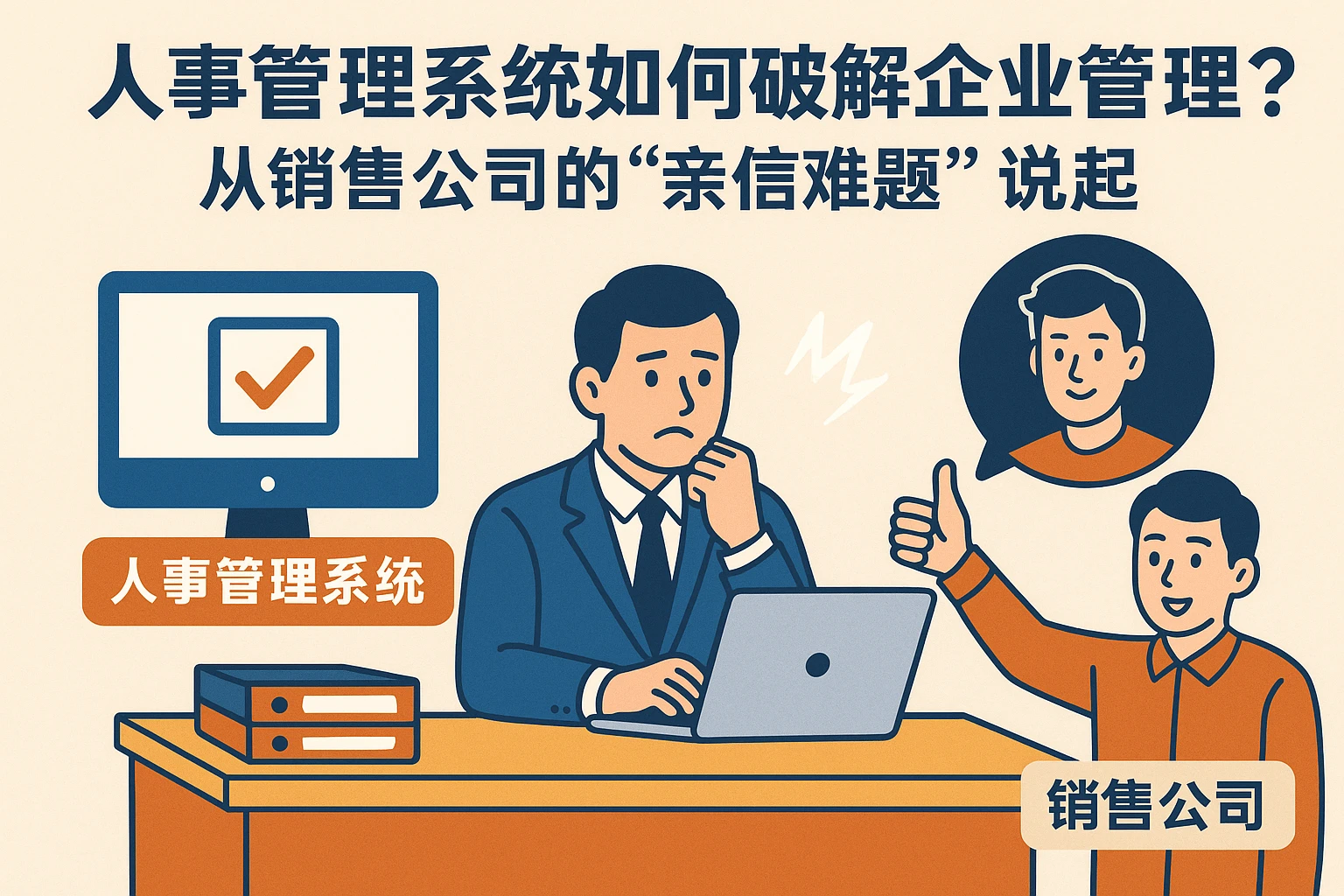 人事管理系统如何破解企业管理痛点？从销售公司的“亲信难题”说起