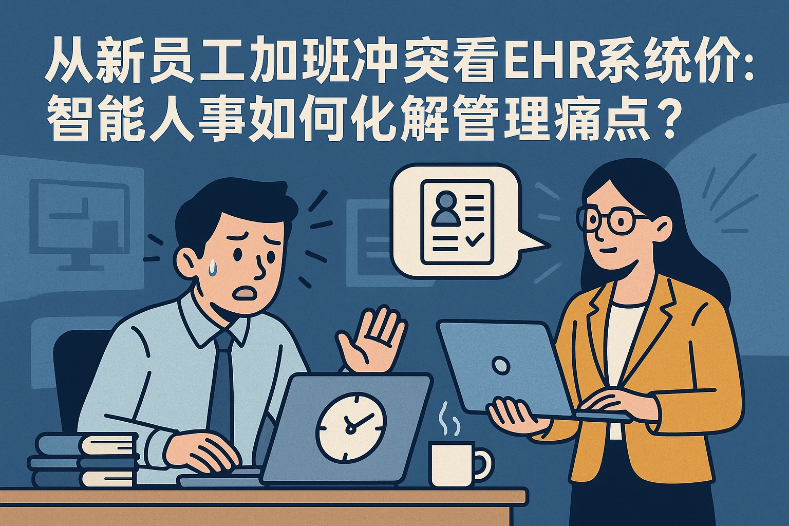 从新员工加班冲突看EHR系统价值：智能人事如何化解管理痛点？