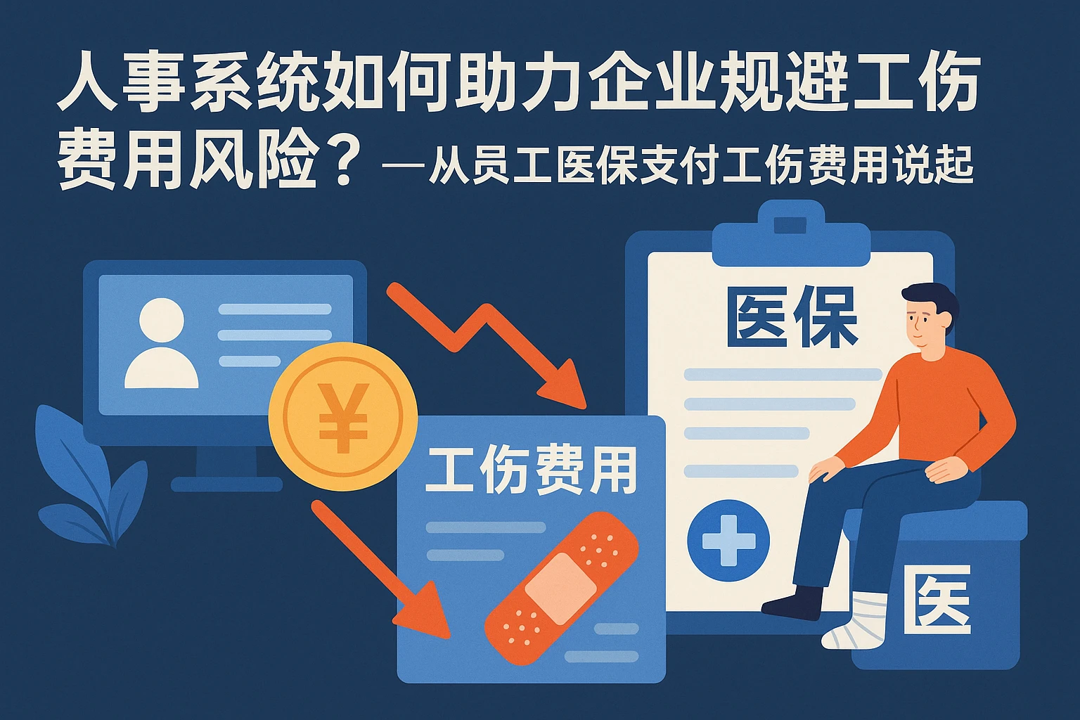 人事系统如何助力企业规避工伤费用风险？——从员工医保支付工伤费用说起
