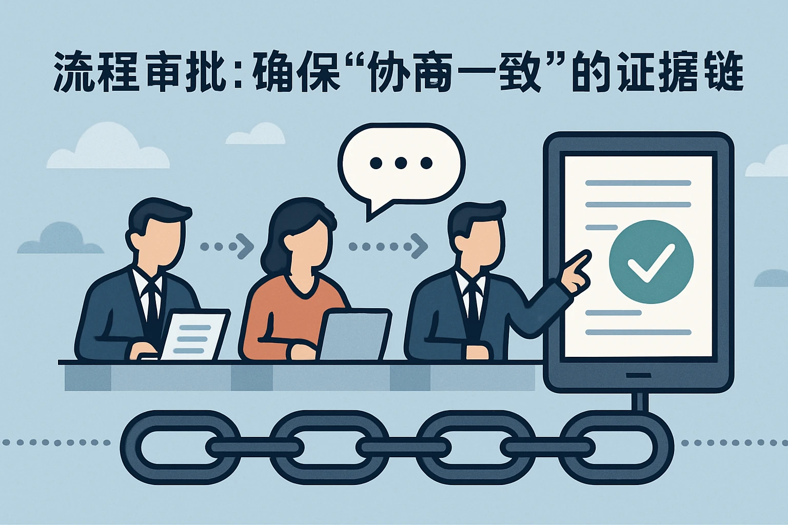 1. 流程审批：确保“协商一致”的证据链