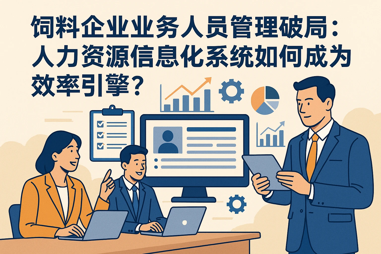 饲料企业业务人员管理破局：人力资源信息化系统如何成为效率引擎？