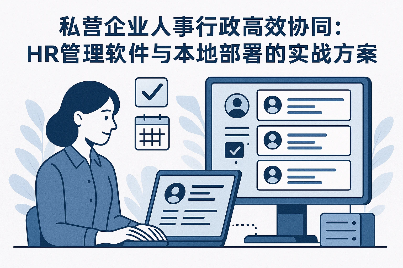 私营企业人事行政高效协同：HR管理软件与本地部署的实战方案