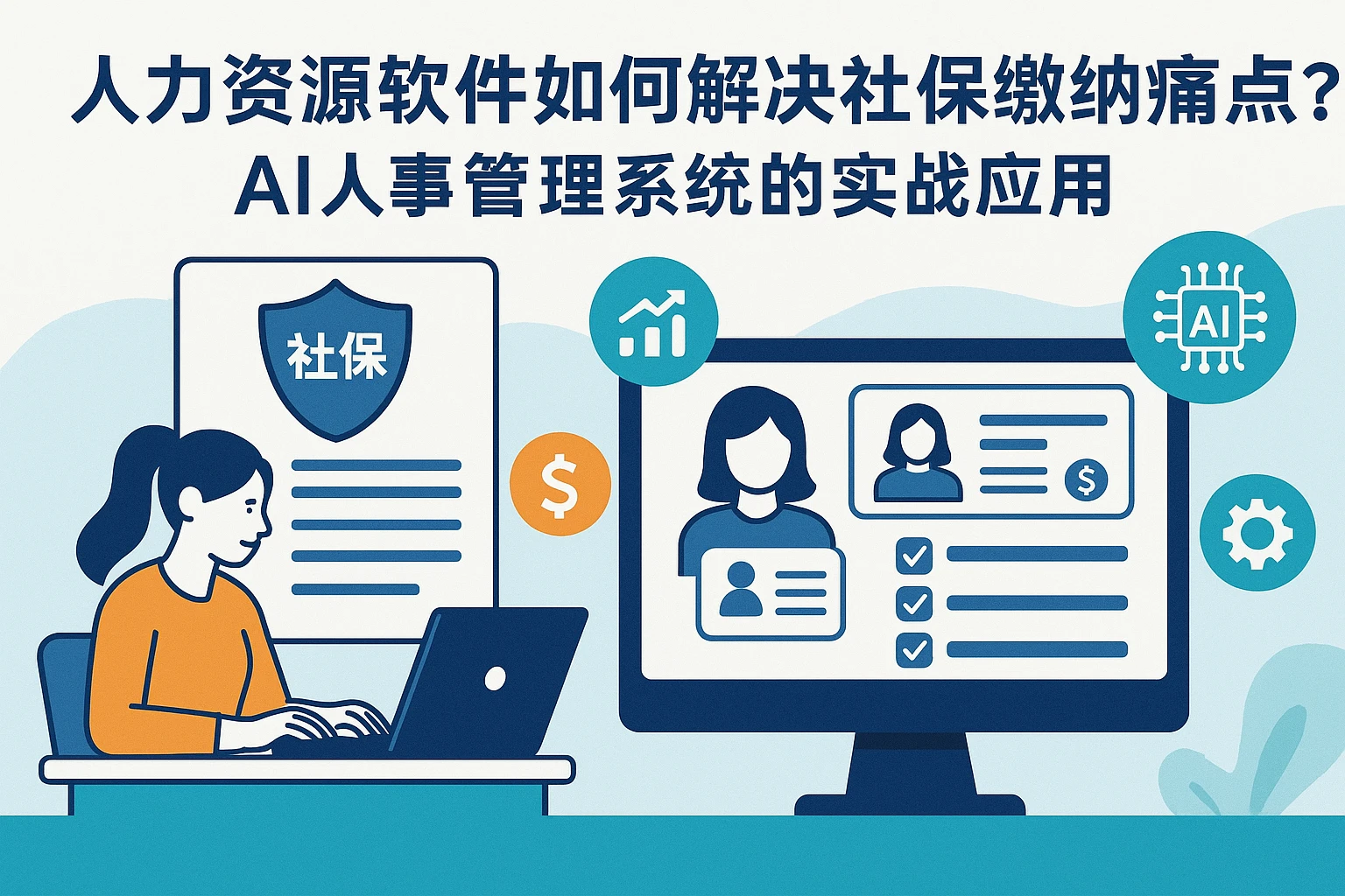 人力资源软件如何解决社保缴纳痛点？AI人事管理系统的实战应用