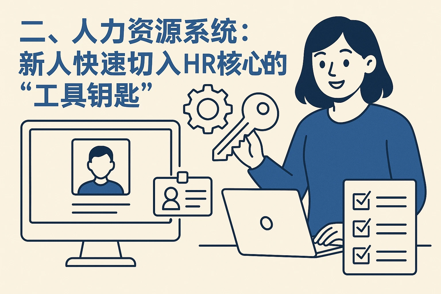 二、人力资源系统：新人快速切入HR核心的“工具钥匙”