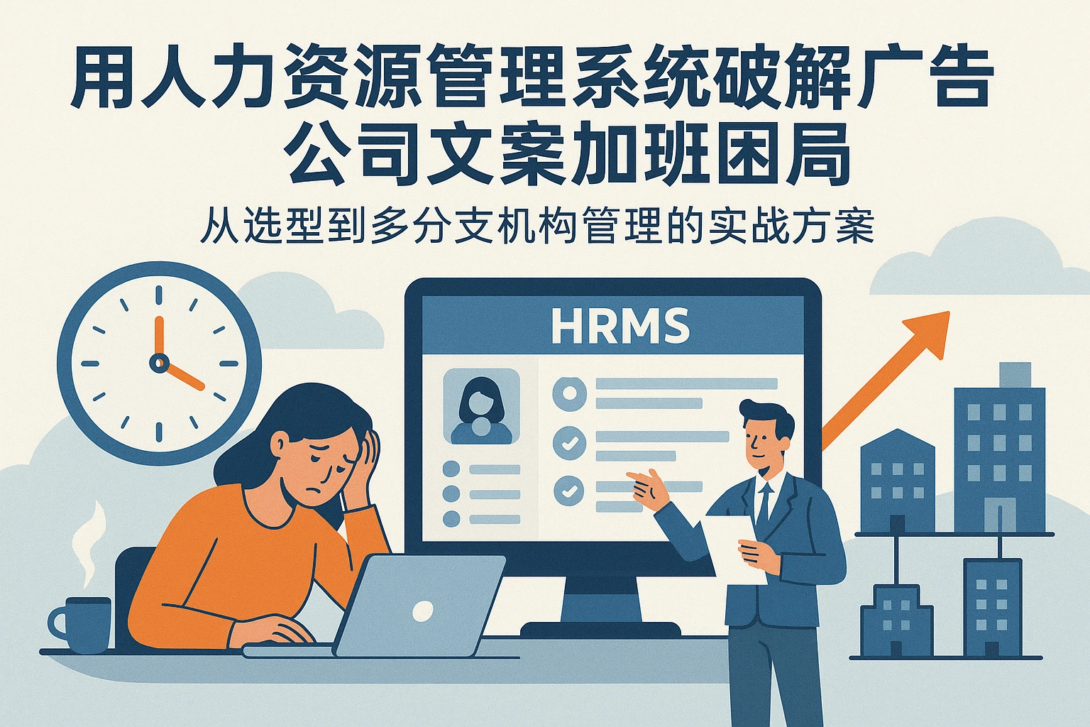 用人力资源管理系统破解广告公司文案加班困局：从选型到多分支机构管理的实战方案