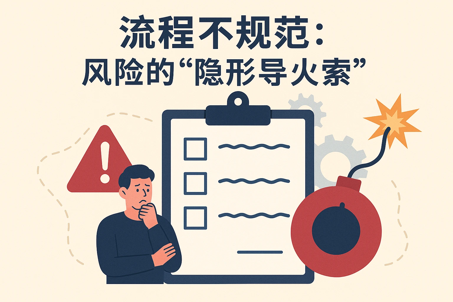 2. 流程不规范：风险的“隐形导火索”