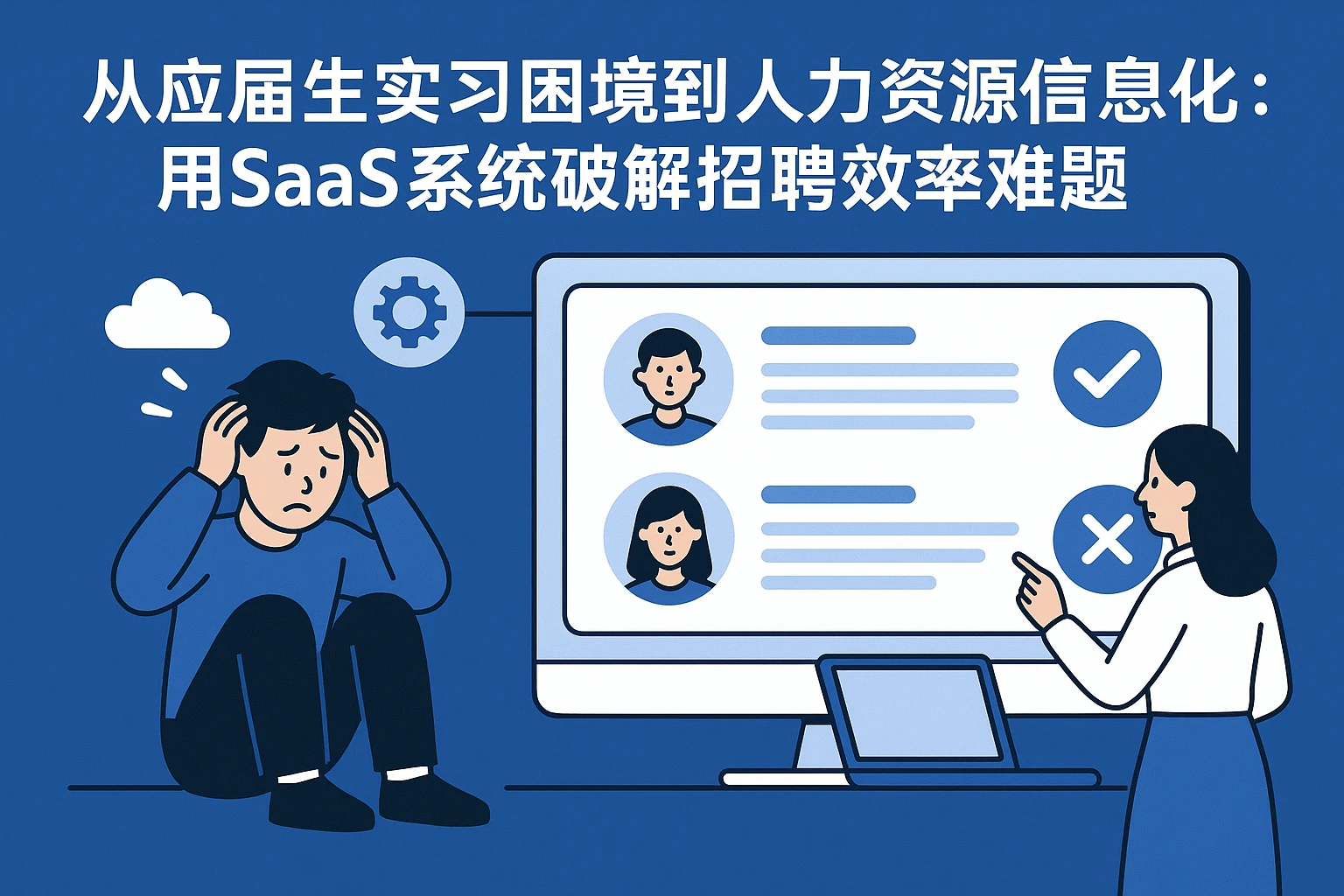 从应届生实习困境到人力资源信息化：用SaaS系统破解招聘效率难题