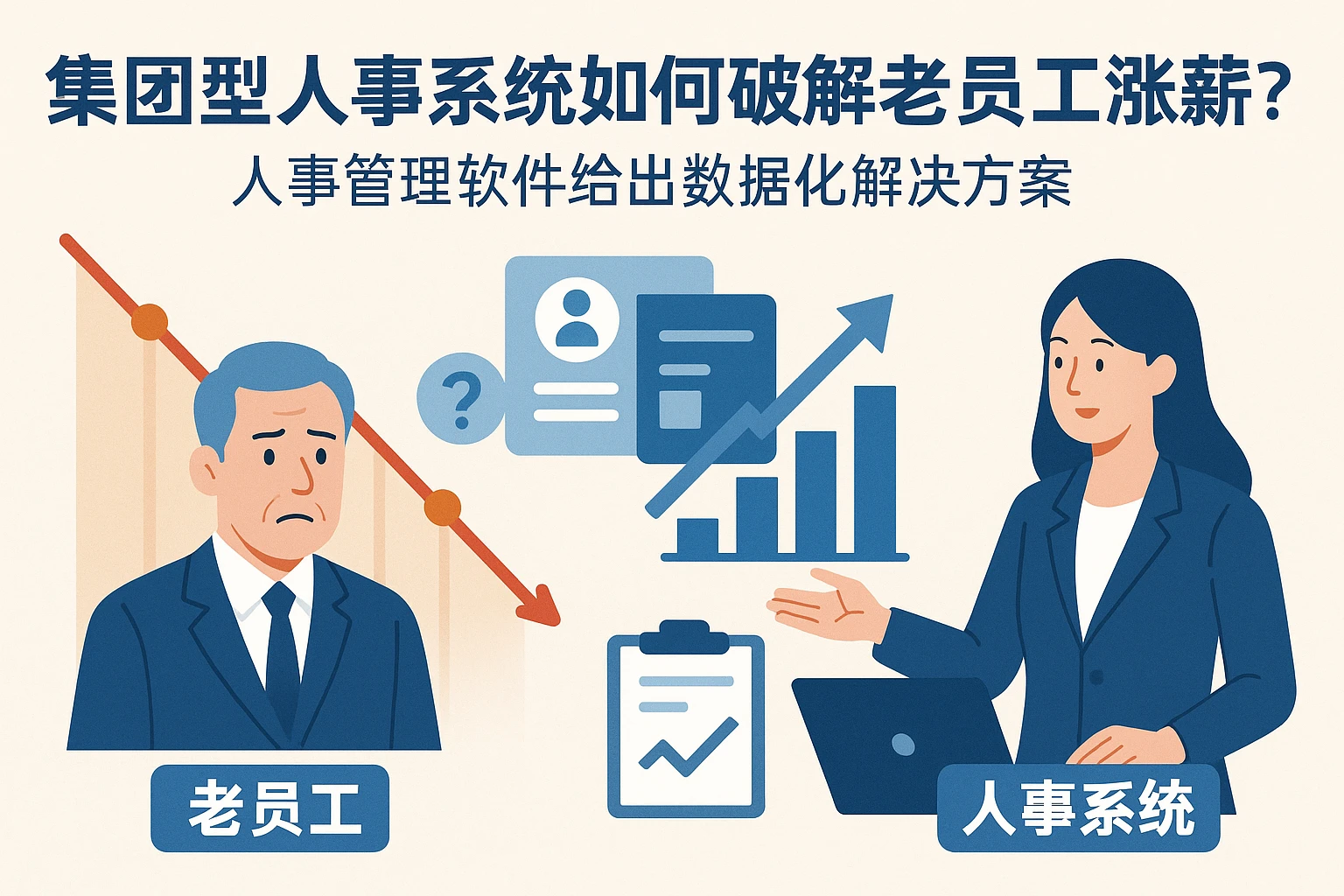 集团型人事系统如何破解老员工涨薪难题？人事管理软件给出数据化解决方案