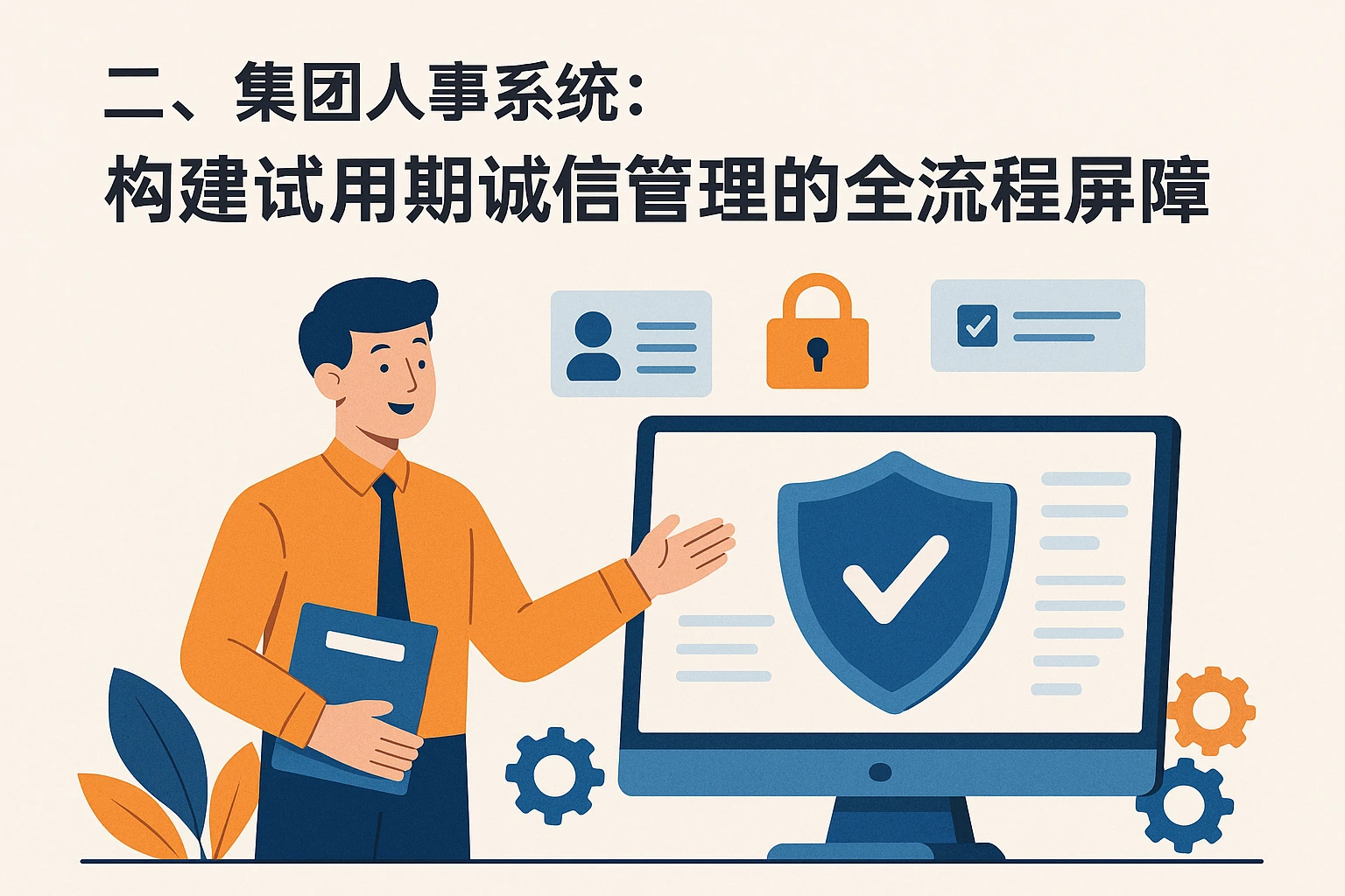 二、集团人事系统:构建试用期诚信管理的全流程屏障