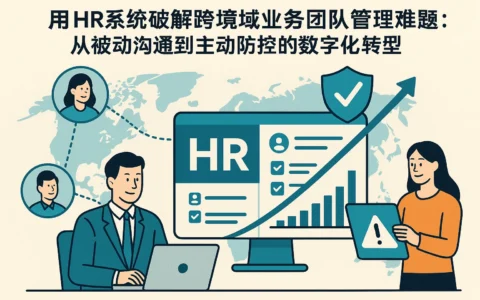 用HR系统破解跨区域业务团队管理难题：从被动沟通到主动防控的数字化转型