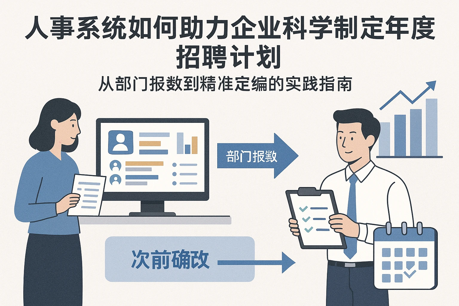 人事系统如何助力企业科学制定年度招聘计划——从部门报数到精准定编的实践指南