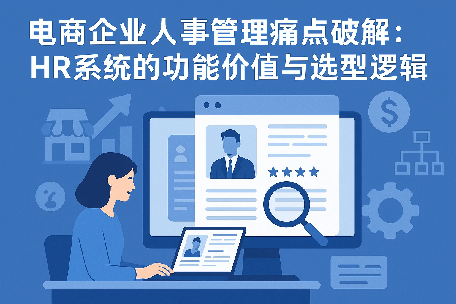 电商企业人事管理痛点破解：HR系统的功能价值与选型逻辑