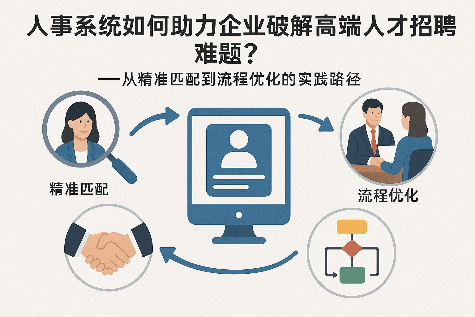 人事系统如何助力企业破解高端人才招聘难题？——从精准匹配到流程优化的实践路径
