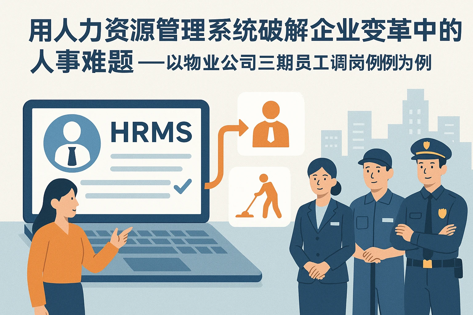 用人力资源管理系统破解企业变革中的人事难题——以物业公司三期员工调岗案例为例