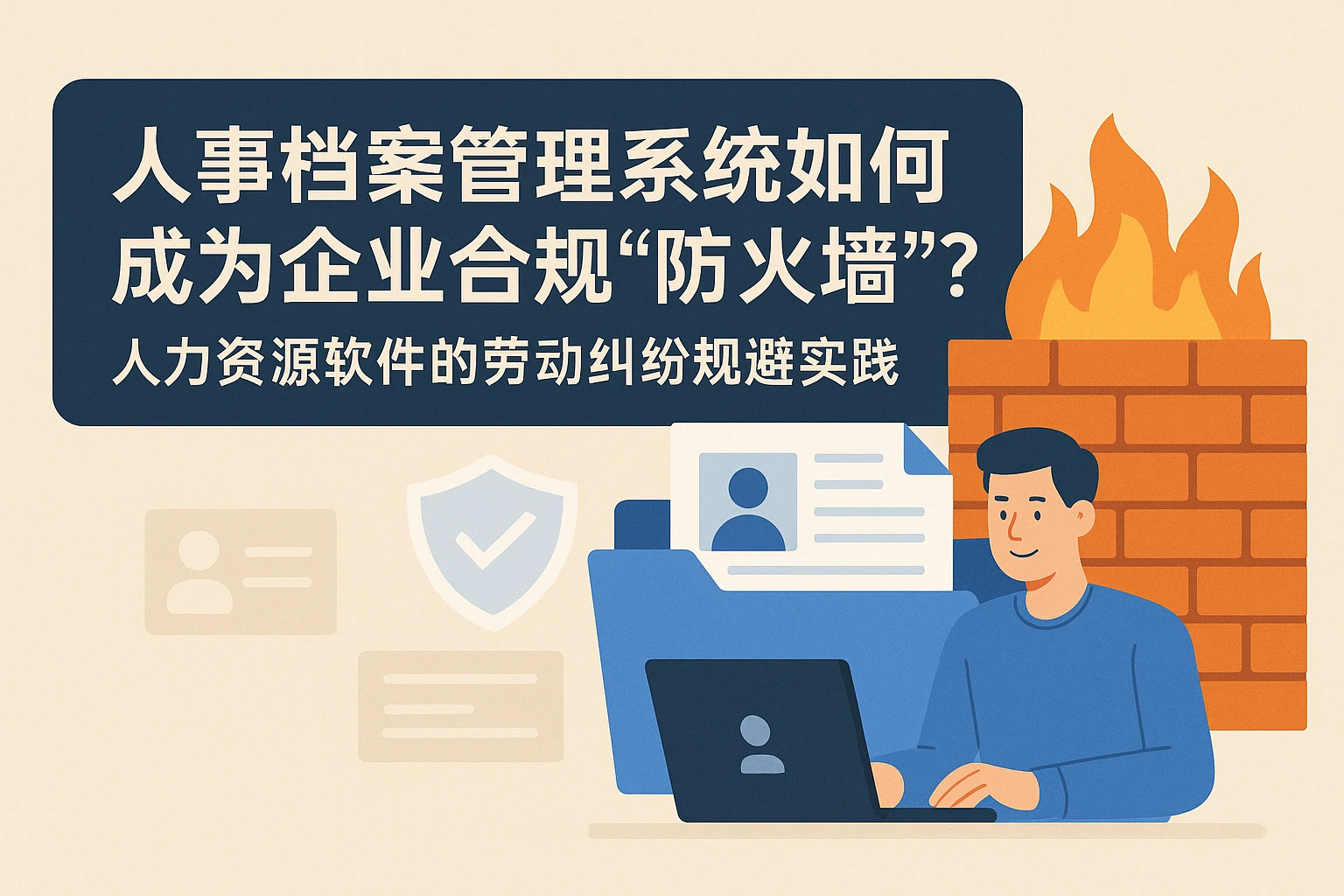 人事档案管理系统如何成为企业合规“防火墙”？人力资源软件的劳动纠纷规避实践